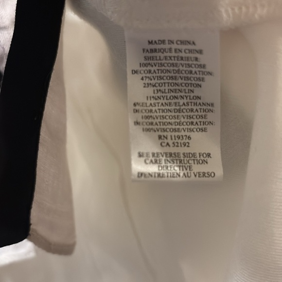 Helmut Lang Black and White Long Sleeve Button Down Shirt - size P (small) - Picture 3 of 5